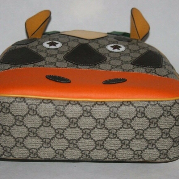 New Gucci GG Supreme Canvas Backpack Kids - Picture 8 of 10